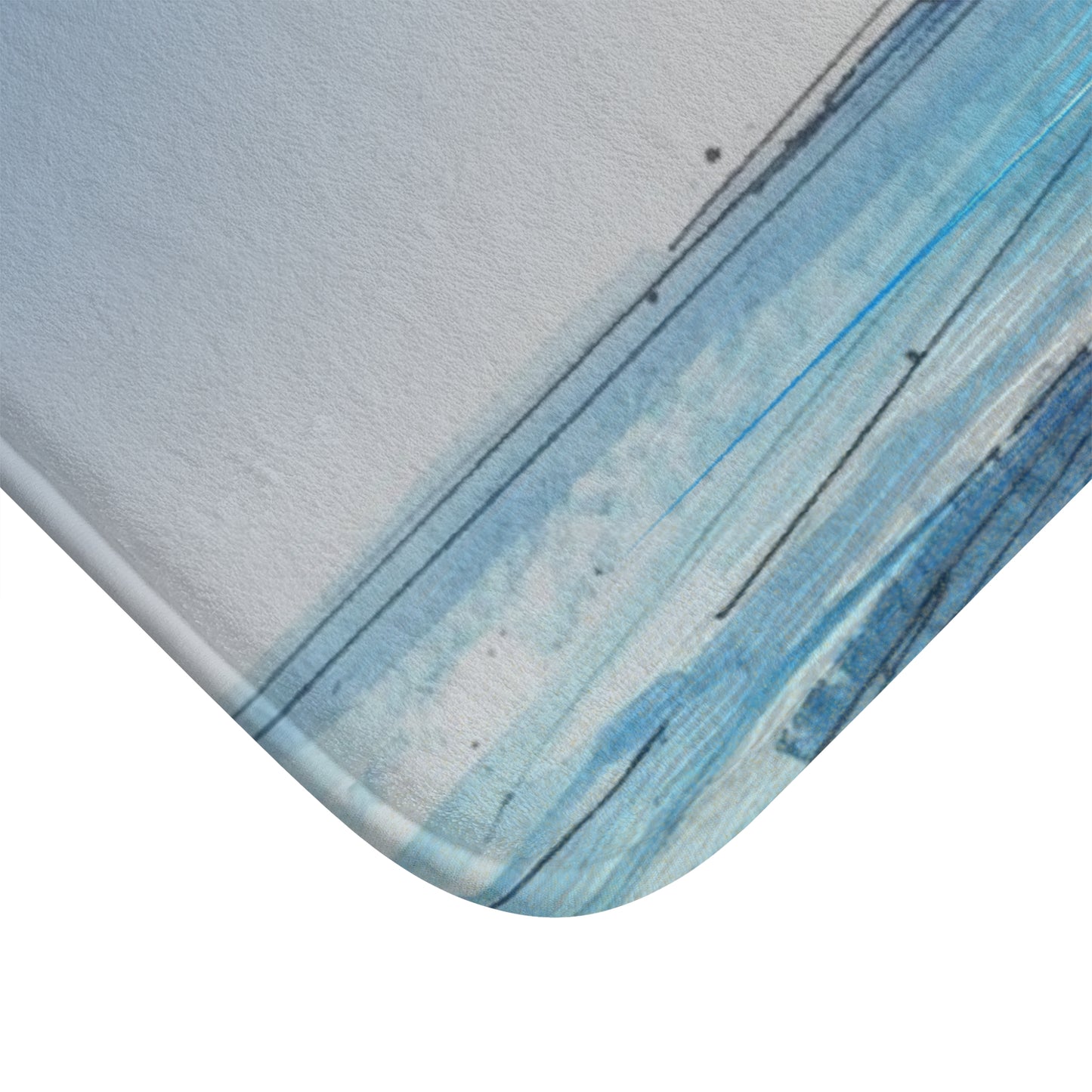 Ocean Breeze Bath Mat, Nautical Home Decor, Beach House Accessory, Coastal Vibes, Gift for Beach Lovers