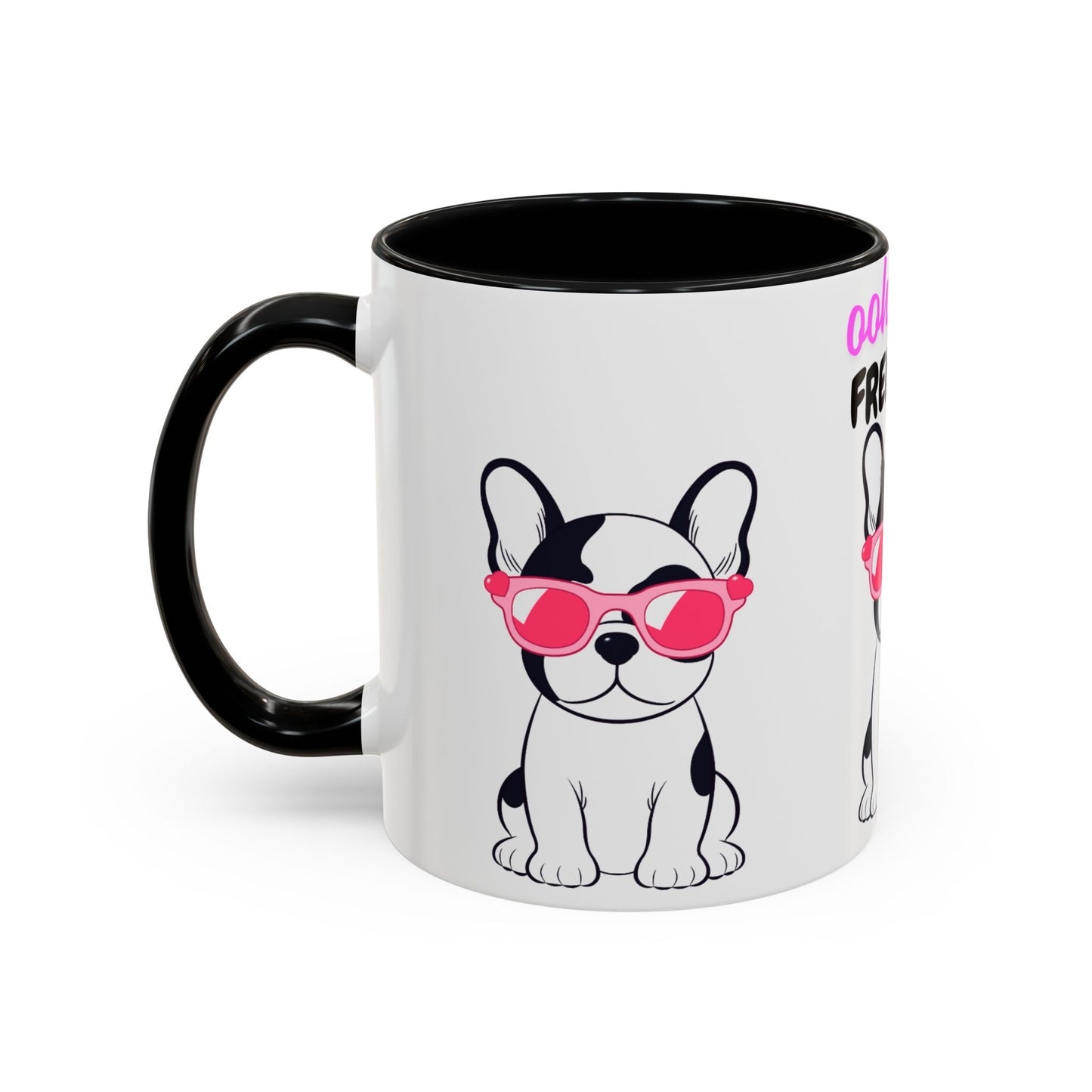 Trendy French Bulldog Coffee Mug, Dog Lover Gift, Ooh La La Frenchie Mug, Cute Pet Mug, Fun Drinkware, Animal Lover Cup