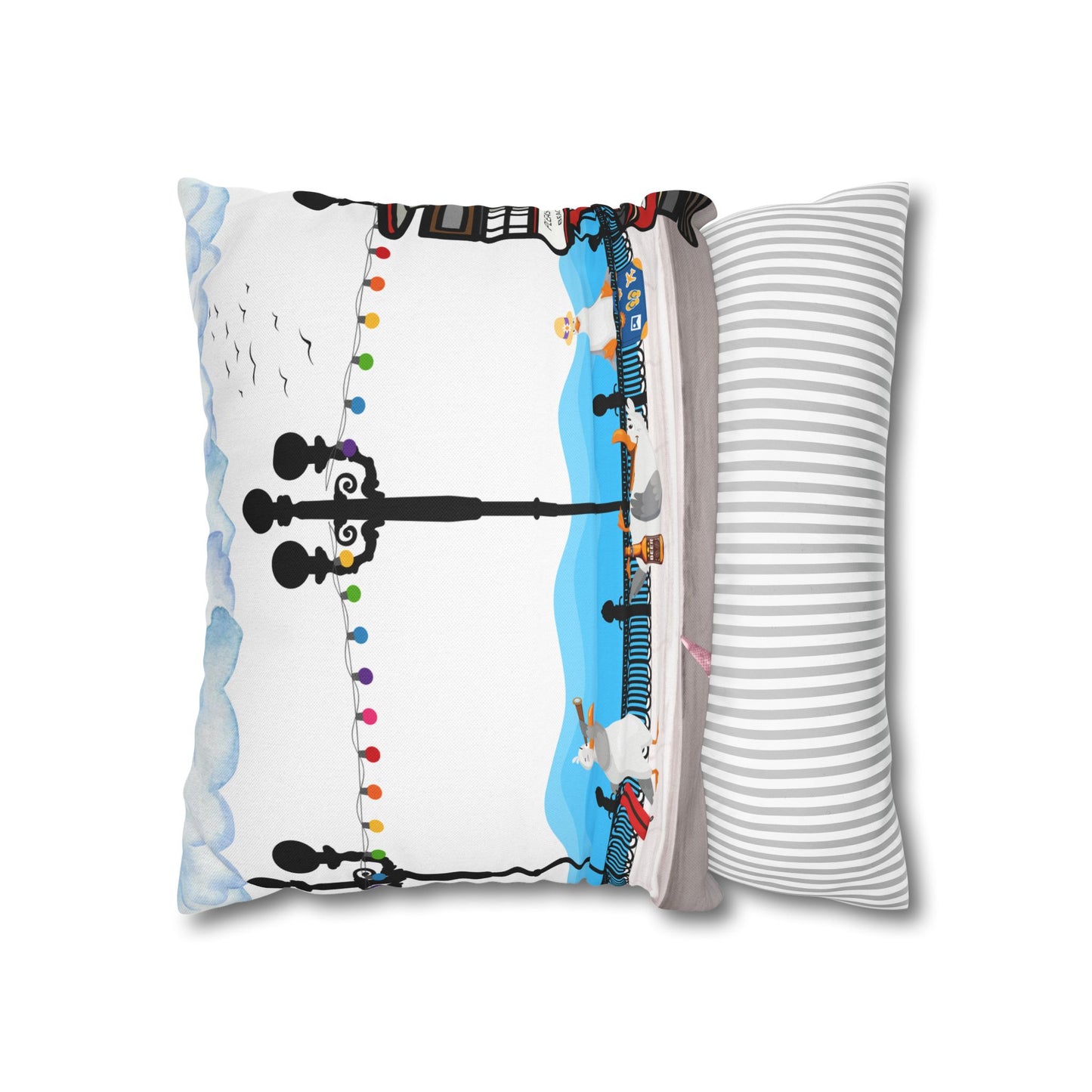 Whimsical Outdoor Scene Pillowcase - Cozy Home Decor, Comfortable Throw Pillow, Gift for Bird Lovers, Vibrant Cushion Cover, Perfect [...]