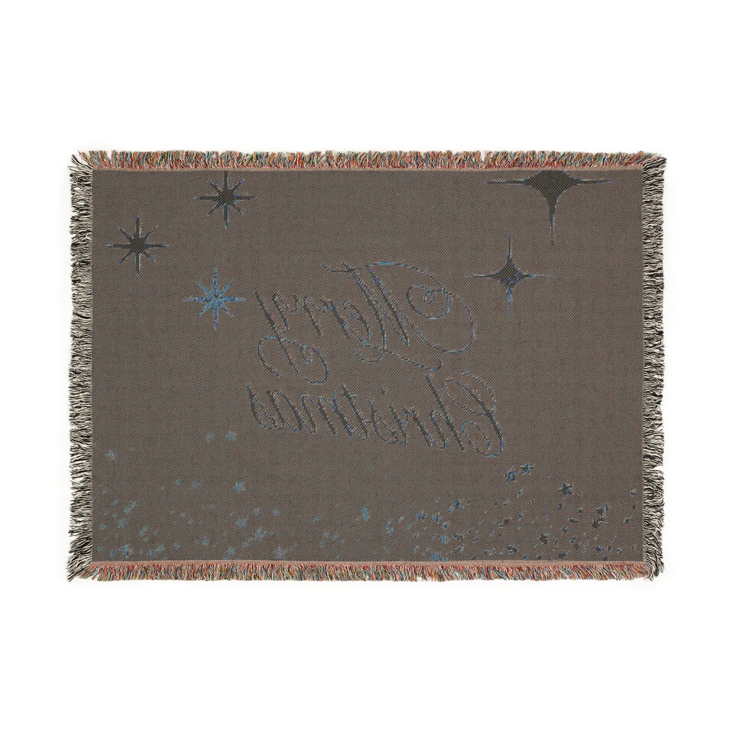 Cozy Christmas Woven Blanket - Festive Holiday Decor, Gift for Families, Winter Warmth, Decorative Throw, Holiday Celebration