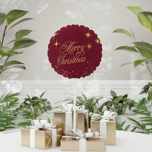 Merry Christmas Balloon, Round Heart-shaped Party Decor, Holiday Celebration Decor, Festive Event Balloon, Christmas Party Supplies, [...]