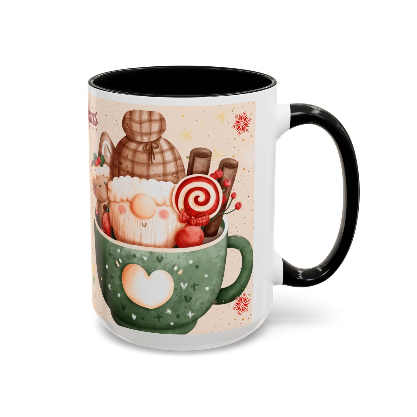 Holiday Coffee Mug – Merry Christmas Design, Cute Gift for Coffee Lovers, Festive Mug for Winter Celebrations, Unique Holiday Decor