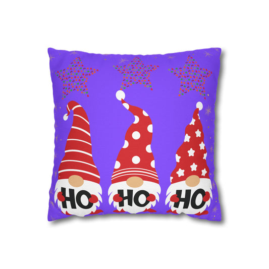 Festive Gnome Pillowcase, Holiday Decor, Cozy Home Accent, Christmas Gift, Seasonal Cushion Cover, Fun Gnome Design