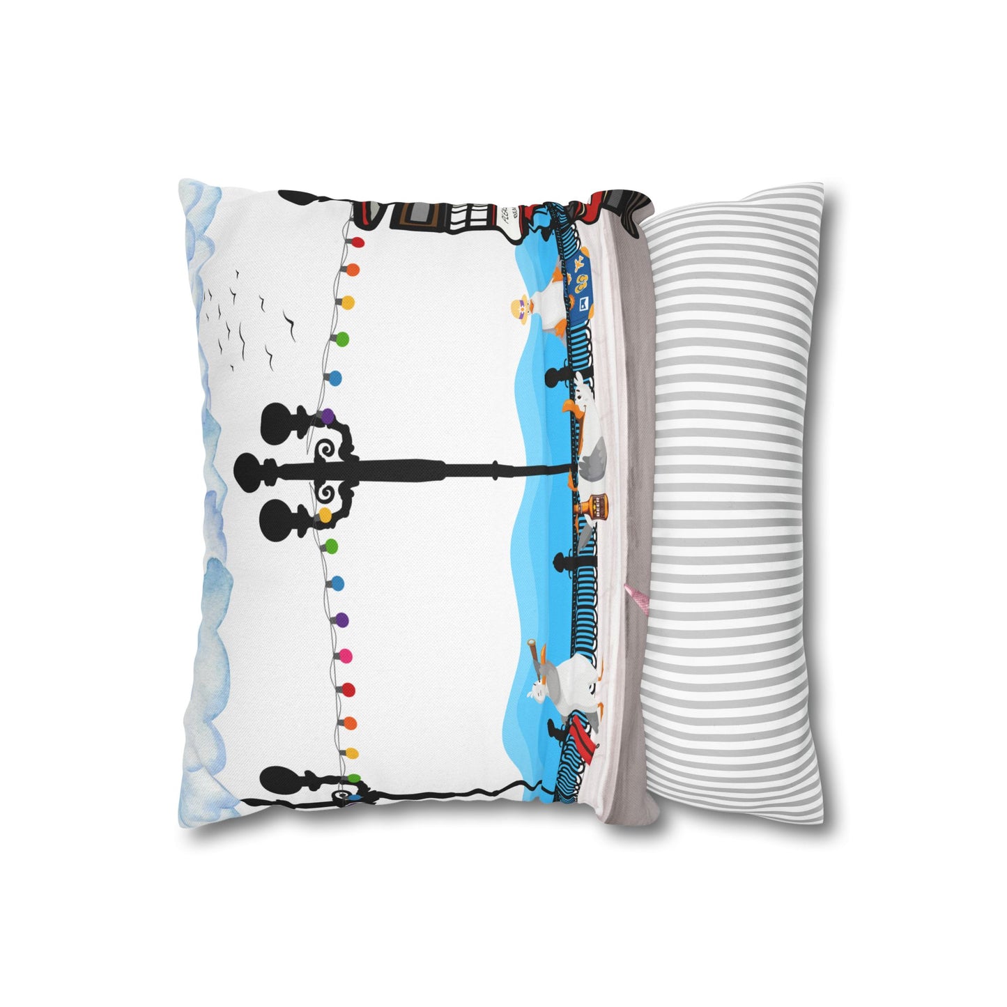 Whimsical Outdoor Scene Pillowcase - Cozy Home Decor, Comfortable Throw Pillow, Gift for Bird Lovers, Vibrant Cushion Cover, Perfect [...]