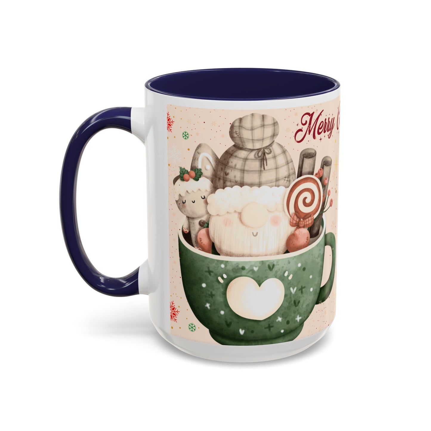 Holiday Coffee Mug – Merry Christmas Design, Cute Gift for Coffee Lovers, Festive Mug for Winter Celebrations, Unique Holiday Decor