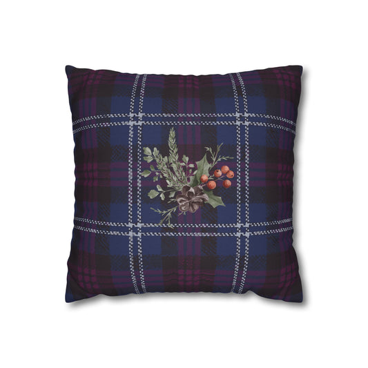 Spun Polyester Square Pillowcase