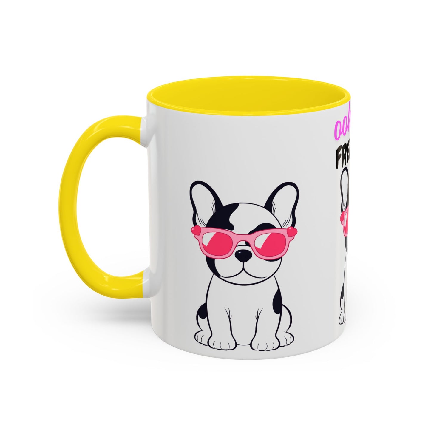 Trendy French Bulldog Coffee Mug, Dog Lover Gift, Ooh La La Frenchie Mug, Cute Pet Mug, Fun Drinkware, Animal Lover Cup