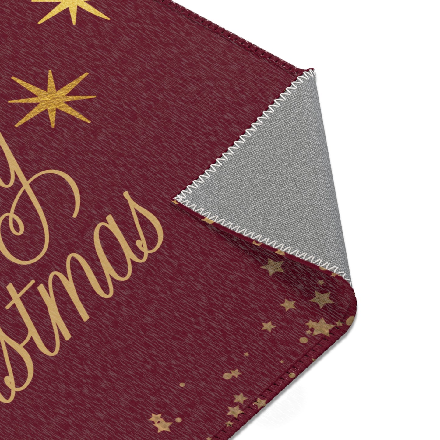 Christmas Area Rug, Merry Christmas Floor Mat, Holiday Home Decor, Festive Rug for Living Room, Seasonal Gift Idea