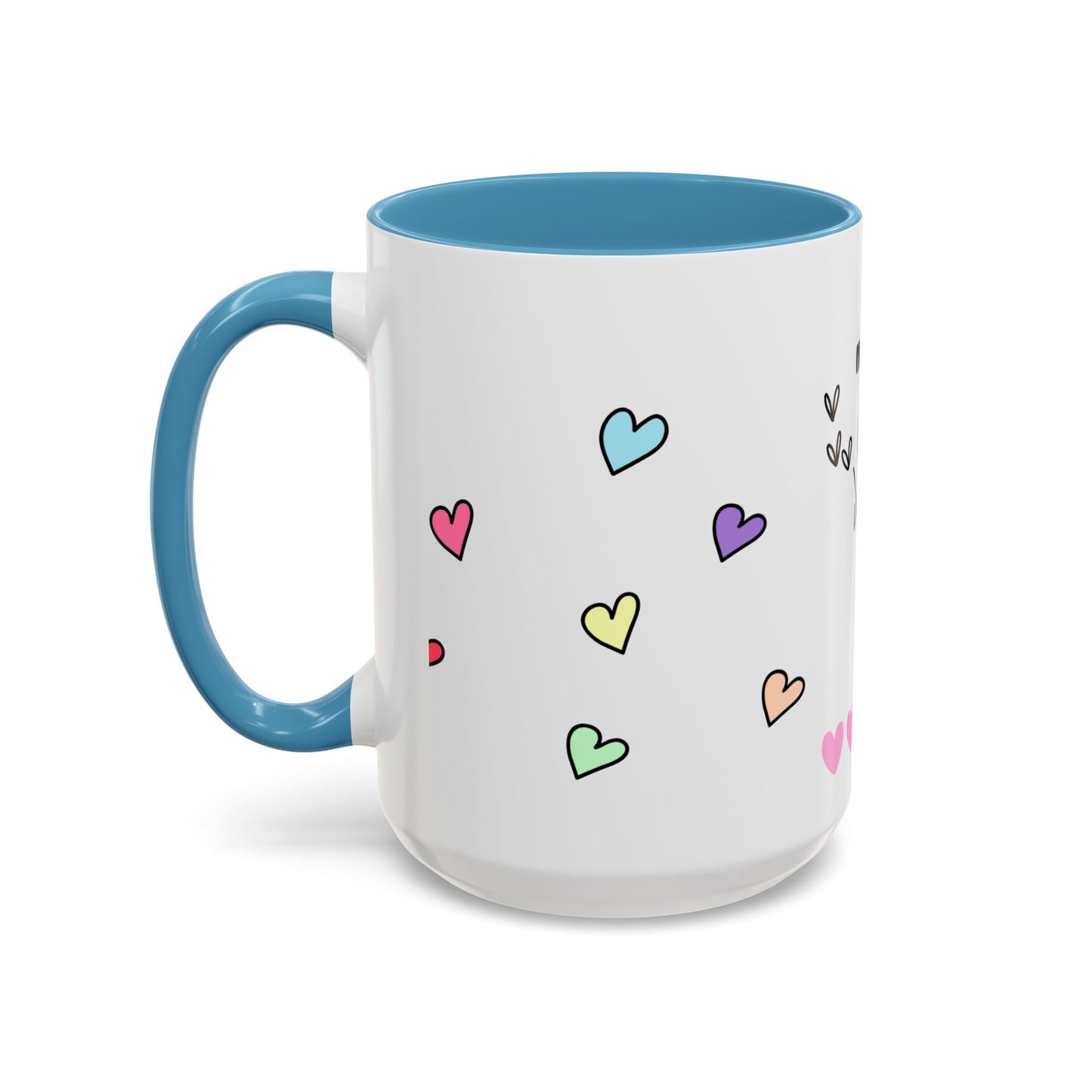 Miss You Accent Coffee Mug - Heartwarming Gift for Friends, Loved Ones, Birthdays, Valentine's Day, Coffee Lovers