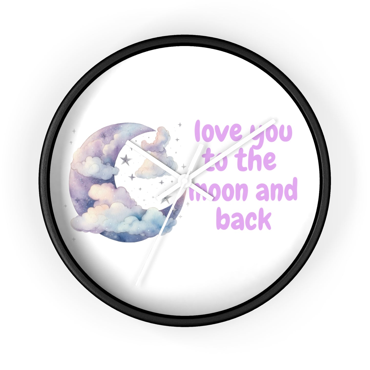 Whimsical Moon Wall Clock - Love You to the Moon and Back, Celestial Home Decor, Unique Gift, Baby Nursery, Romantic Decor, [...]