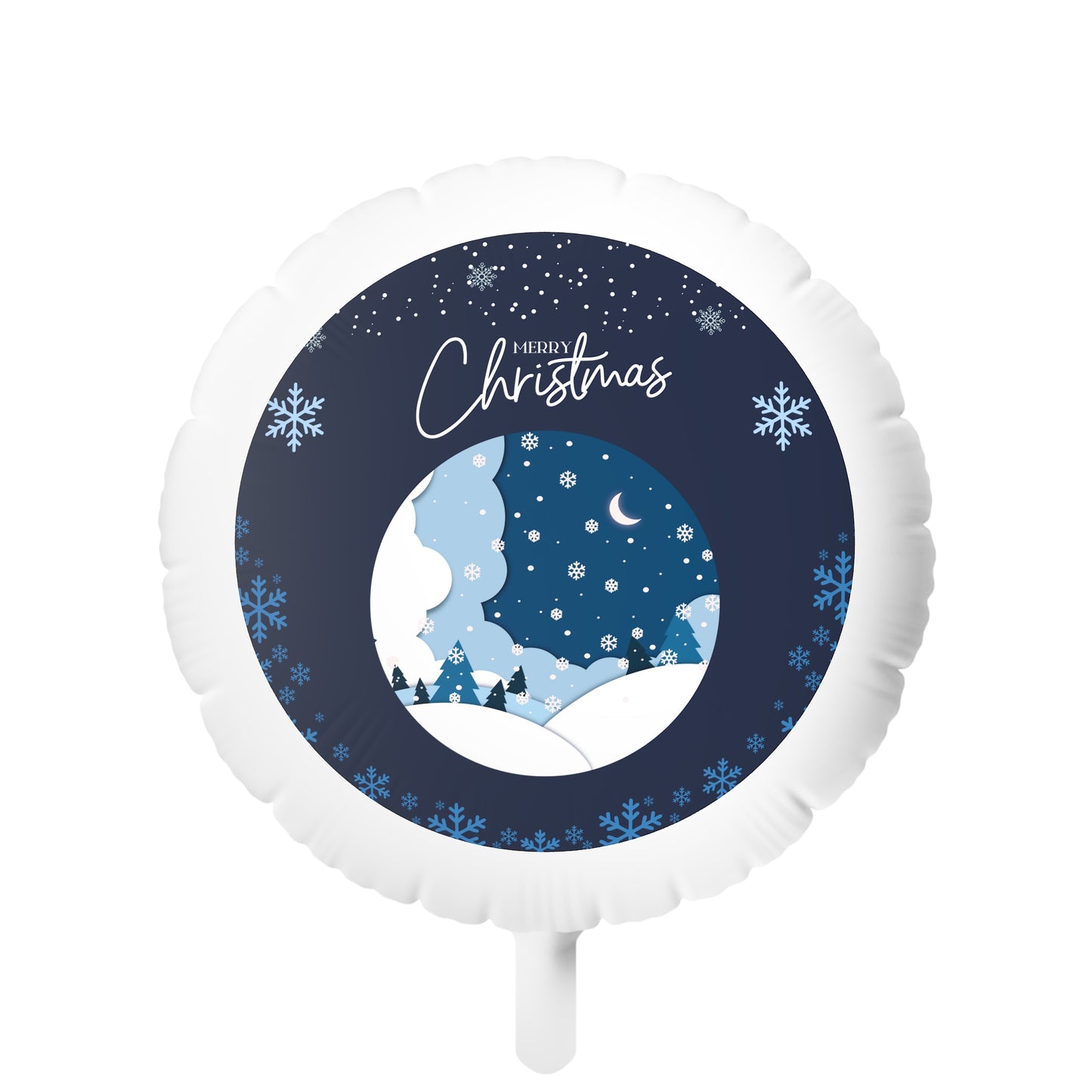 Christmas Mylar Helium Balloon, Holiday Party Decor, Winter Celebration, Festive Balloon for Birthdays, Christmas Gifts, Seasonal Decor