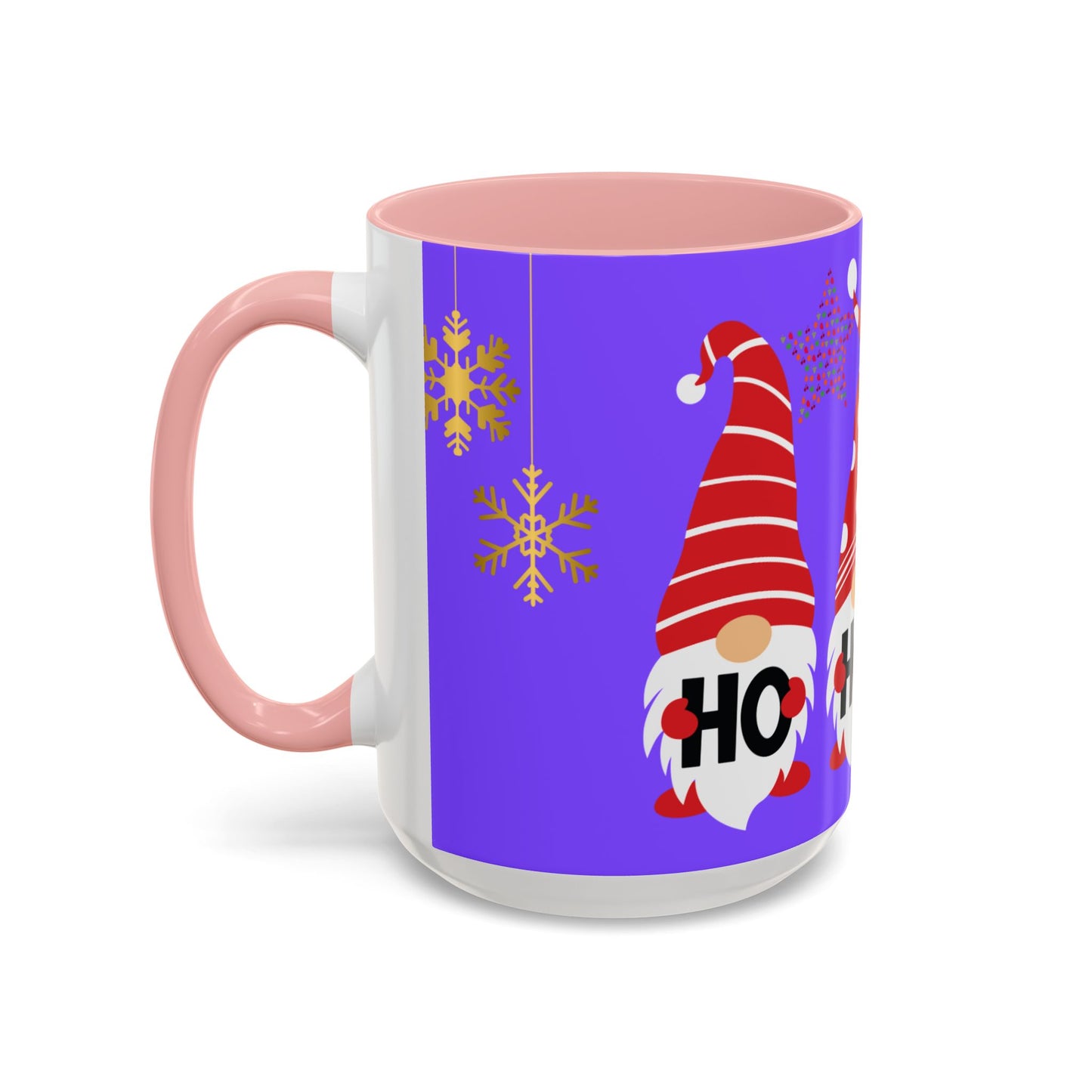 Gnome Holiday Coffee Mug, Festive Mug, Christmas Gift Mug, Cute Gnome Cup, Ho Ho Ho Coffee Mug