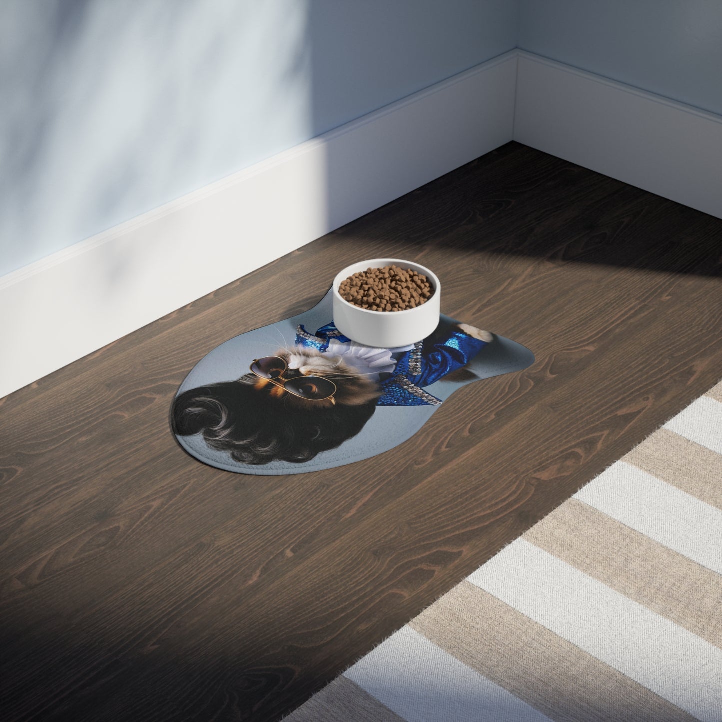 Stylish Pet Feeding Mats for Trendy Pets, Cute Cat Accessories, Pet Supplies, Christmas Gifts for Pet Lovers, Funny Pet Decor