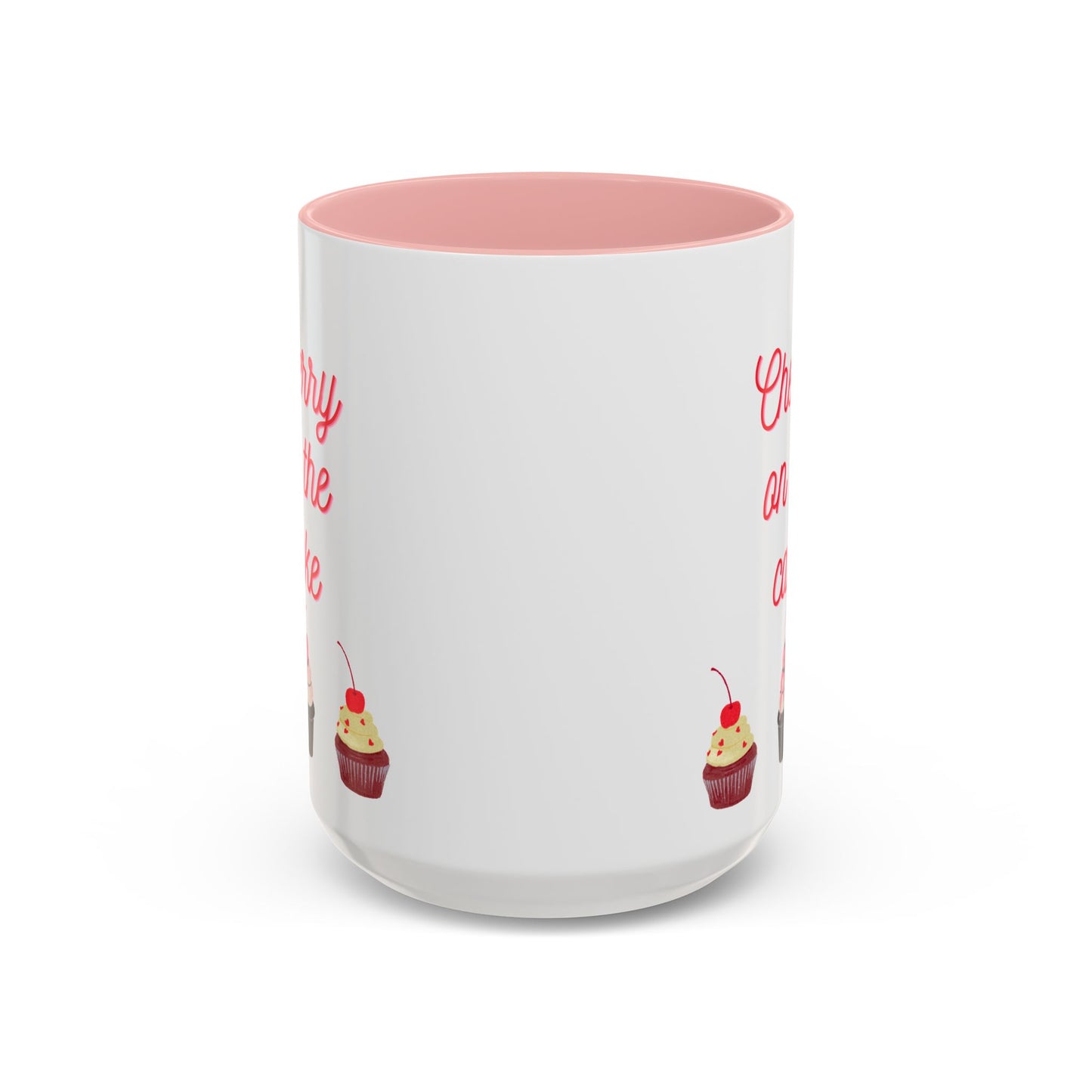 Cute Cupcake Themed Coffee Mug, Sweet Gift for Birthdays, Party Favor, Baking Lover, Kitchen Decor, Cherry on the Cake