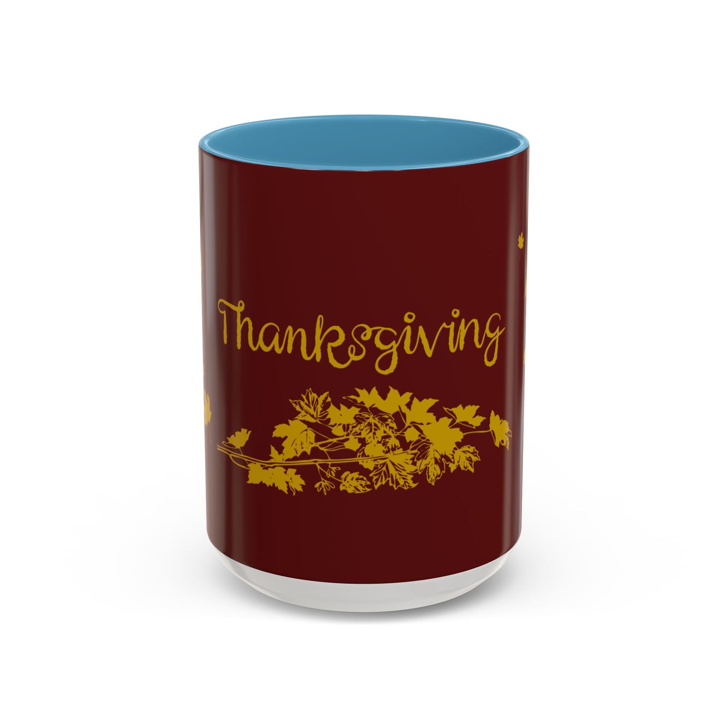 Thanksgiving Accent Coffee Mug, Fall Harvest Mug, Autumn Coffee Cup, Holiday Gift Mug, Seasonal Home Decor