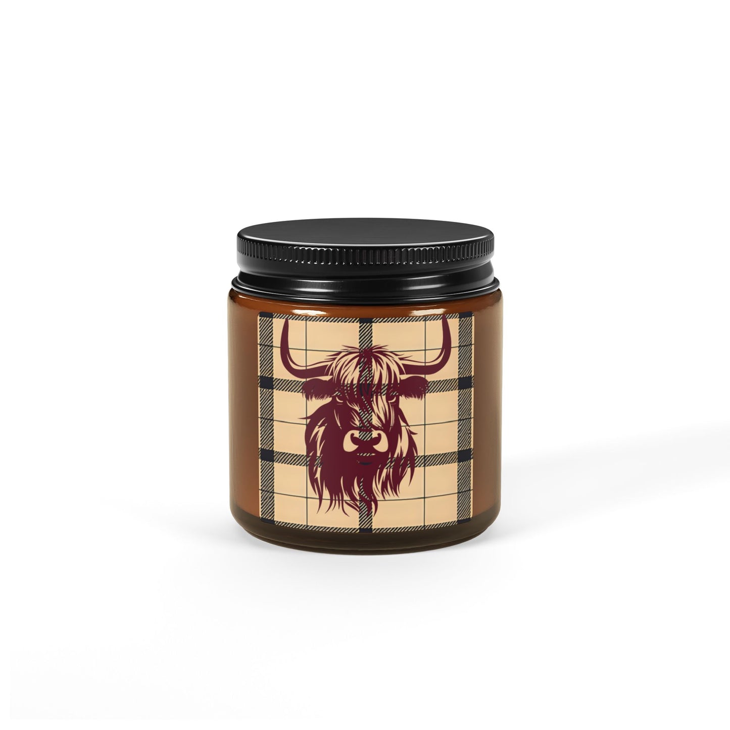 Rustic Highland Cow Scented Soy Candle, Cozy Home Decor, Gift for Candle Lovers, Farmhouse Vibes, Eco-Friendly Aromatherapy