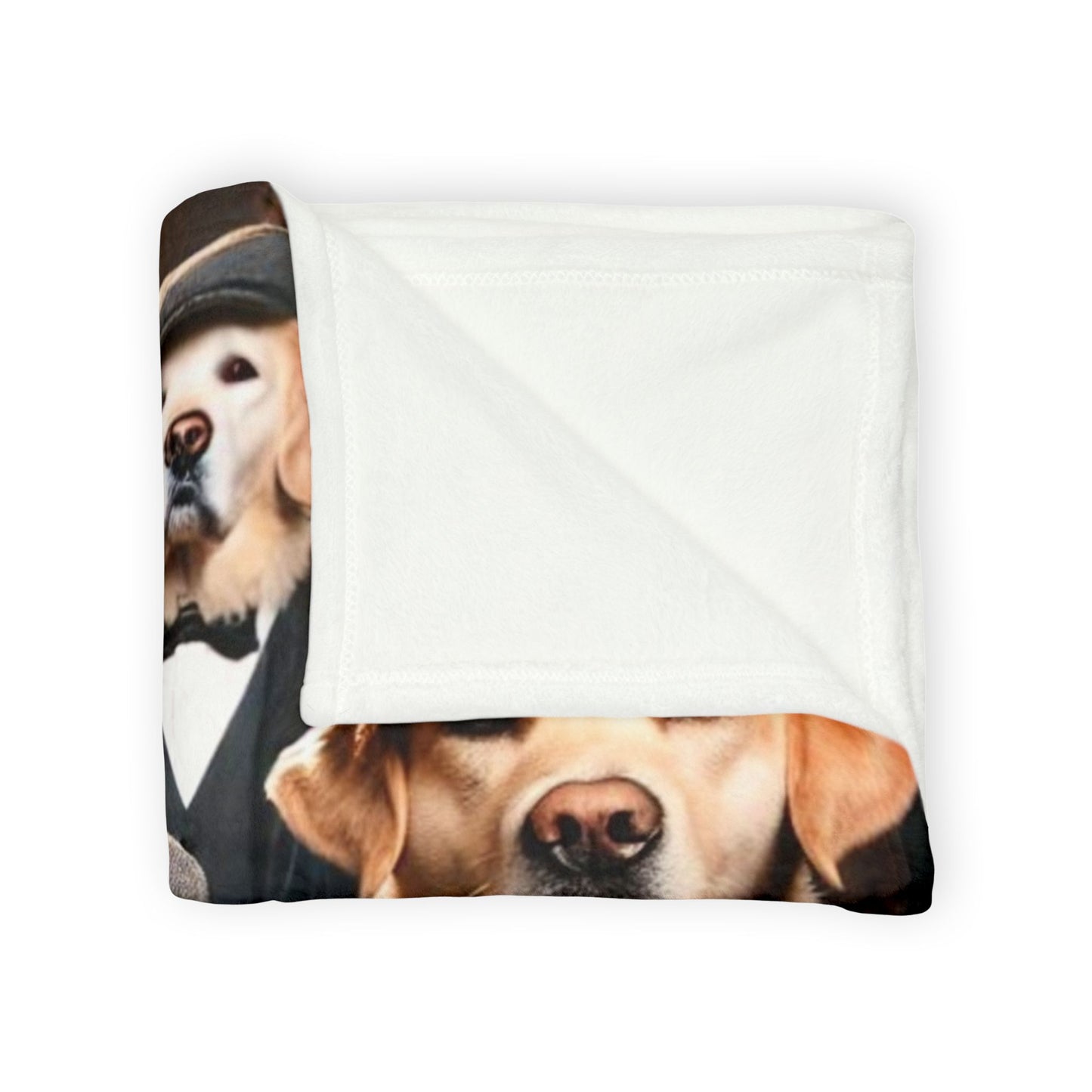 Stylish Dog-Themed Blanket, Fun Pet Gift, Cozy Home Decor, Dog Lover's Celebration Blanket, Unique Pet Lover Gift, Cute Puppy Blanket