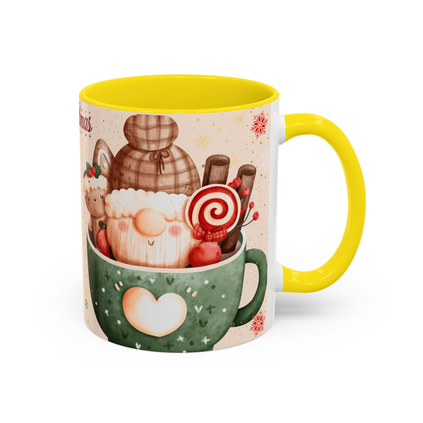 Holiday Coffee Mug – Merry Christmas Design, Cute Gift for Coffee Lovers, Festive Mug for Winter Celebrations, Unique Holiday Decor