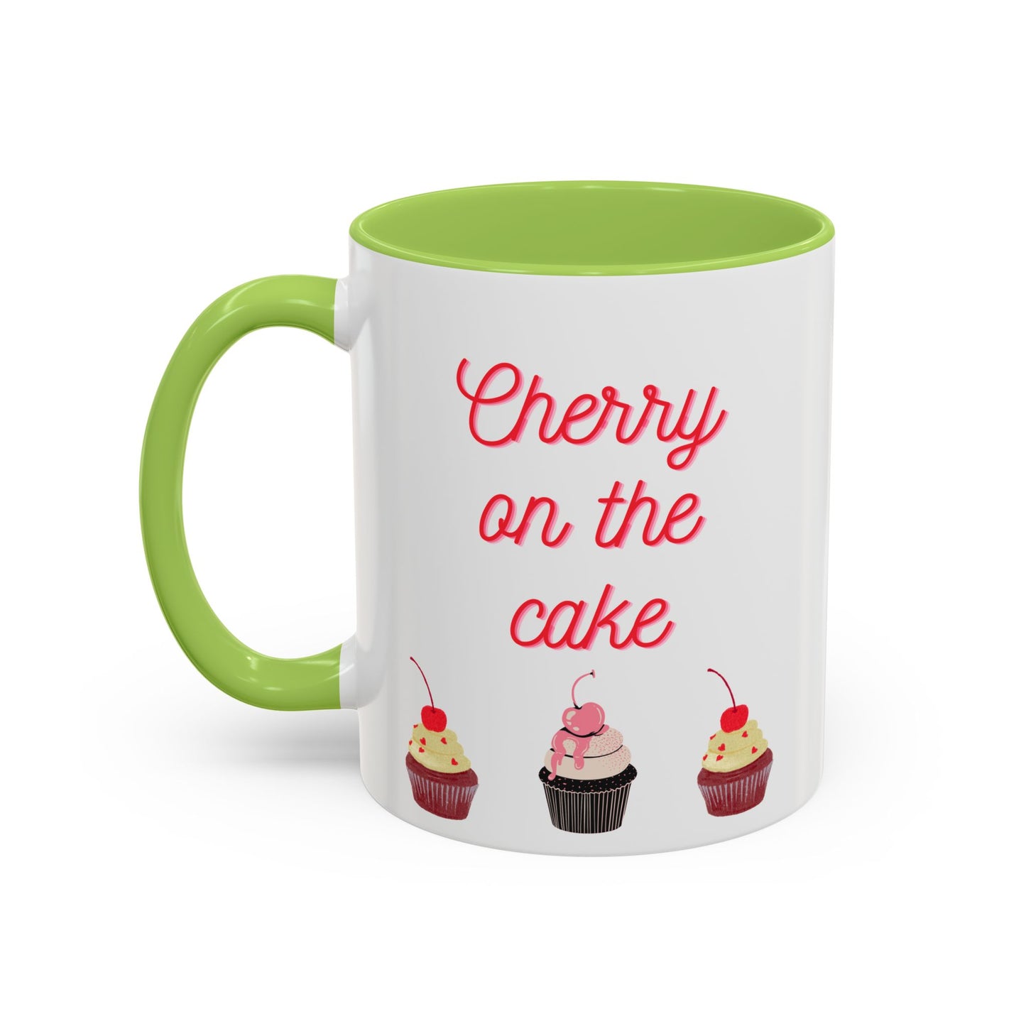 Cute Cupcake Themed Coffee Mug, Sweet Gift for Birthdays, Party Favor, Baking Lover, Kitchen Decor, Cherry on the Cake