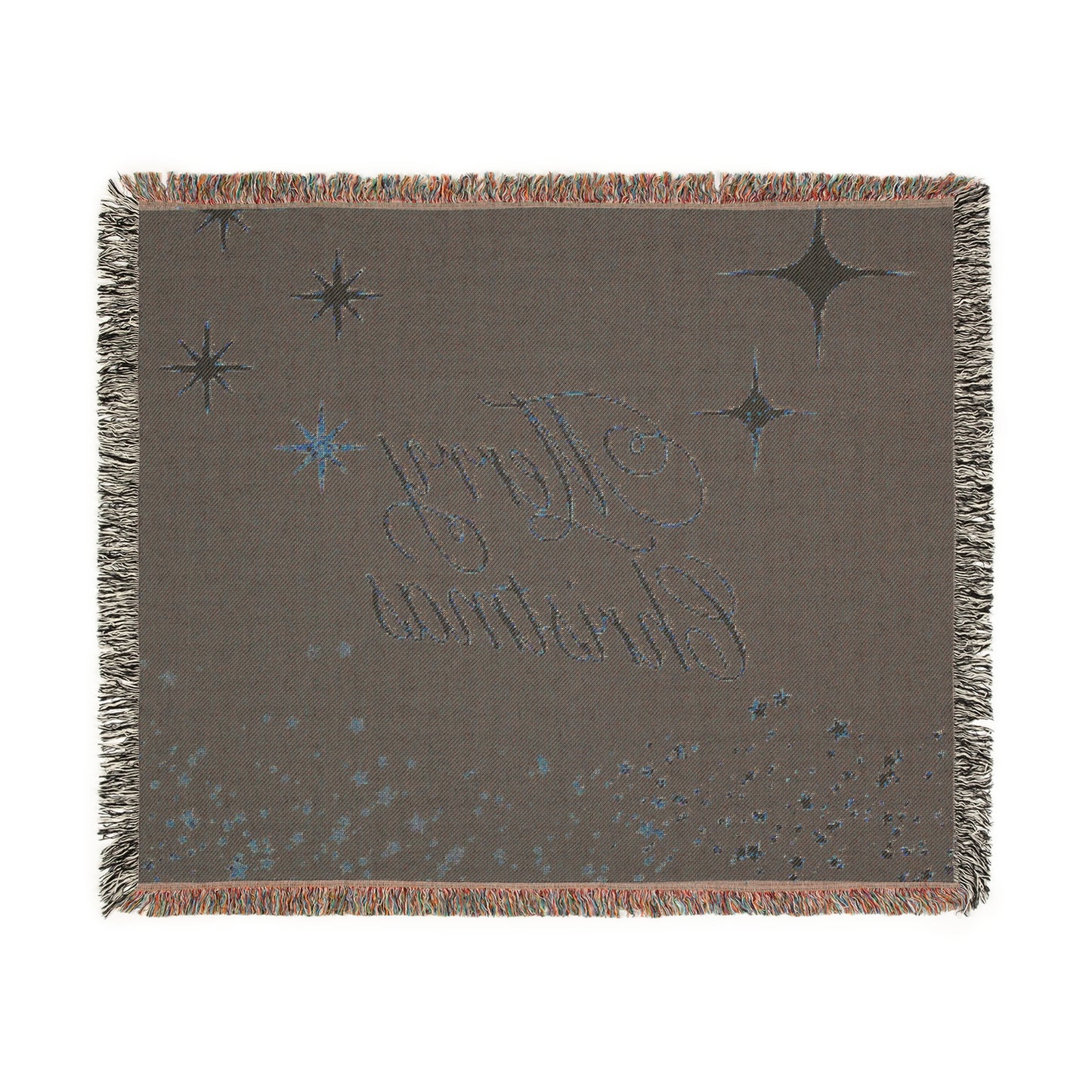 Cozy Christmas Woven Blanket - Festive Holiday Decor, Gift for Families, Winter Warmth, Decorative Throw, Holiday Celebration