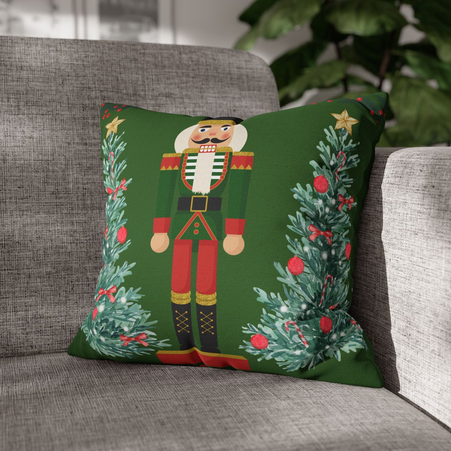 Nutcracker Holiday Pillowcase