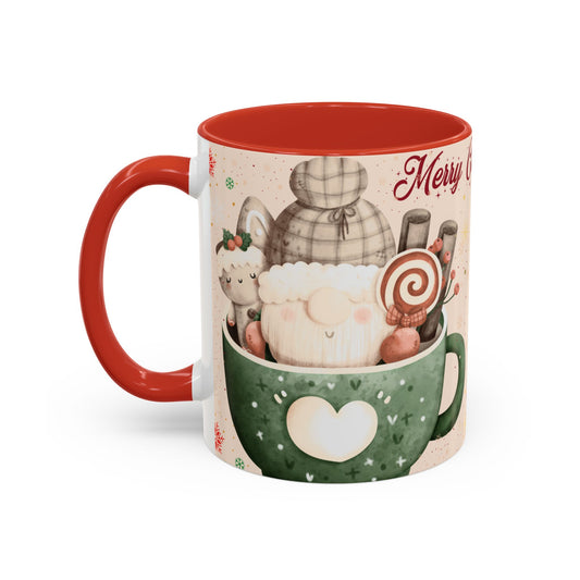 Holiday Coffee Mug – Merry Christmas Design, Cute Gift for Coffee Lovers, Festive Mug for Winter Celebrations, Unique Holiday Decor