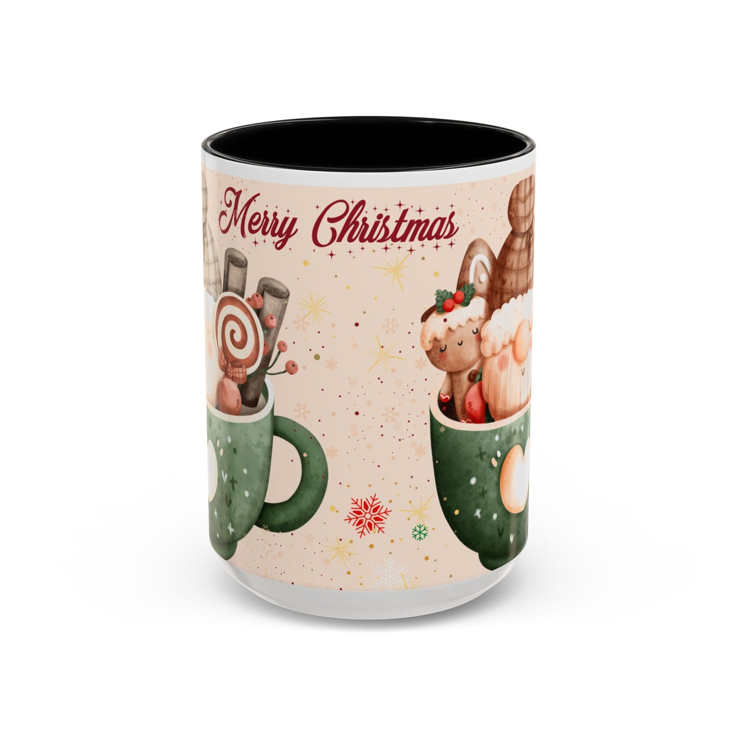 Holiday Coffee Mug – Merry Christmas Design, Cute Gift for Coffee Lovers, Festive Mug for Winter Celebrations, Unique Holiday Decor