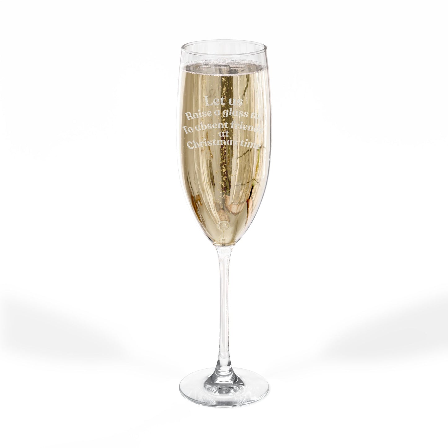 Engraved Champagne Flute