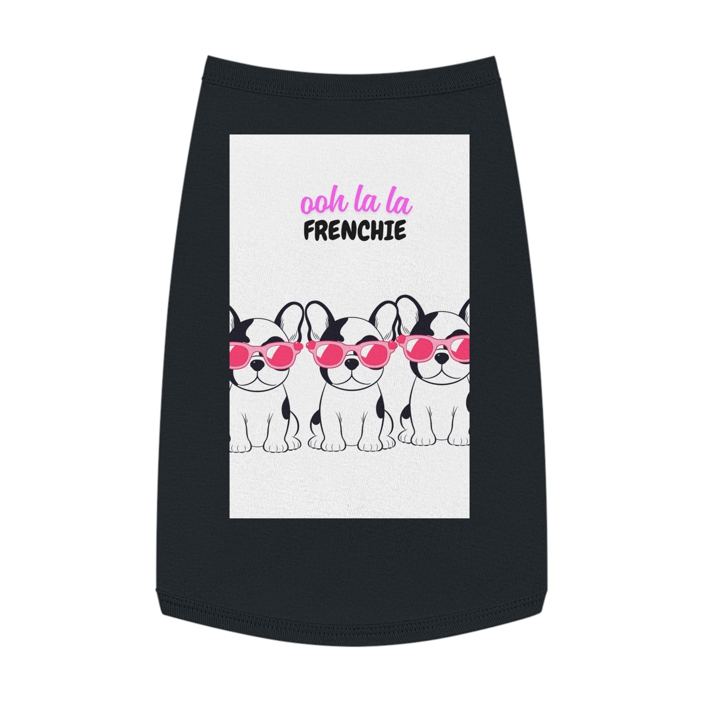 French Bulldog Pet Tank Top, Cute Dog Apparel, Ooh La La Frenchie Shirt, Pet Fashion, Dog Lover Gift