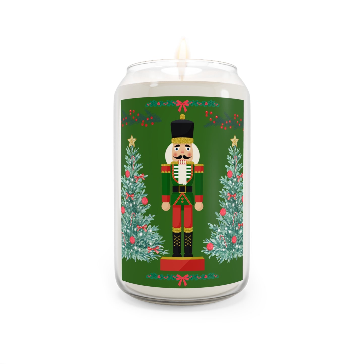 Holiday Nutcracker Scented Soy Candle - 13.75oz Festive Aromas