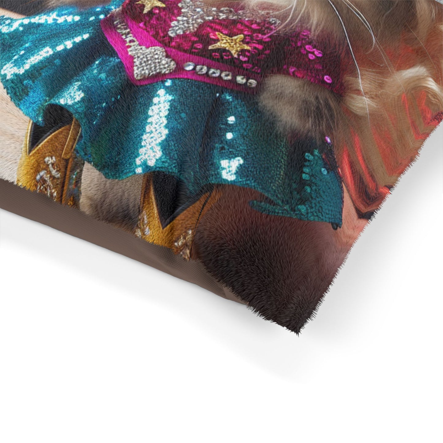 Glamorous Cat Pet Bed, Fun Furry Friends, Cozy Cat Nap Mat, Cute Pet Cushion, Stylish Animal Bed, Pet Accessory for Holidays