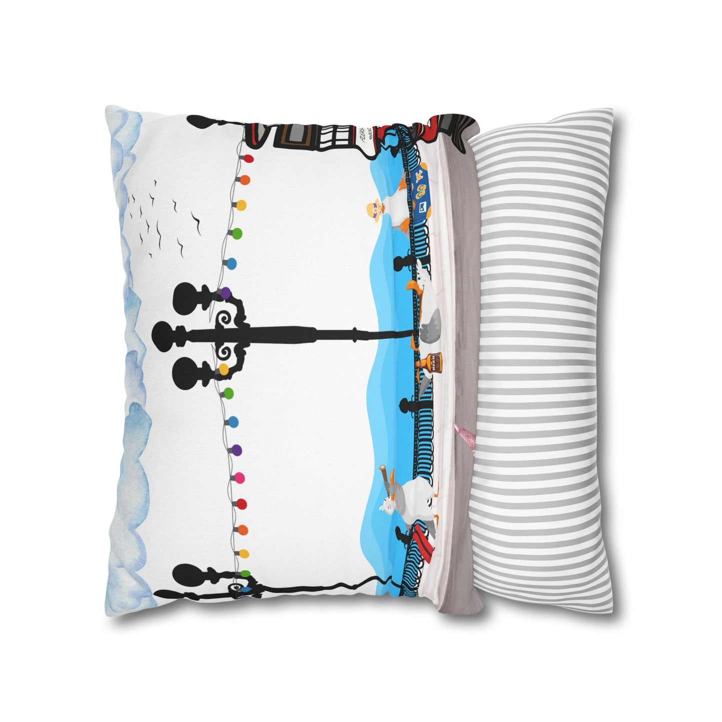 Whimsical Outdoor Scene Pillowcase - Cozy Home Decor, Comfortable Throw Pillow, Gift for Bird Lovers, Vibrant Cushion Cover, Perfect [...]