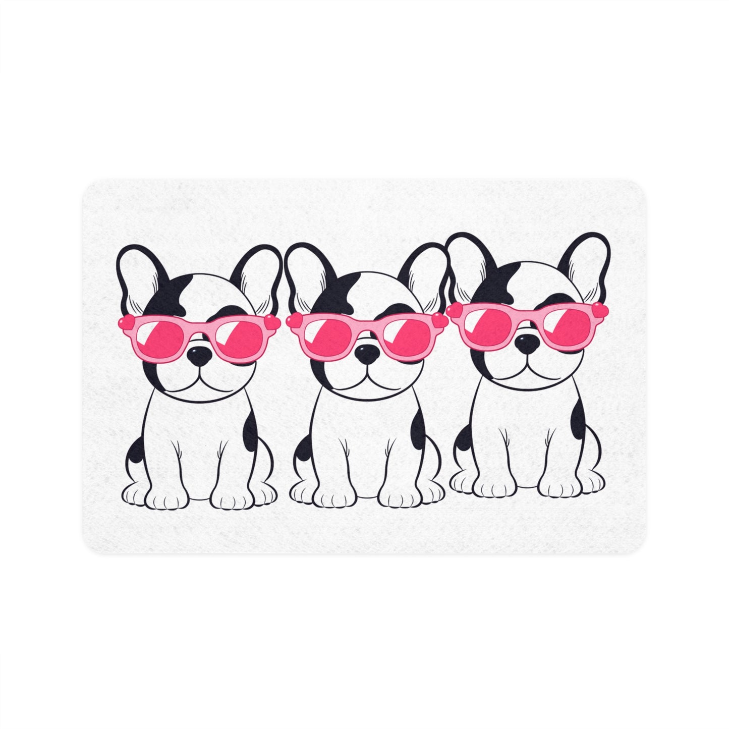 Playful Pet Food Mat, Cute Dog Feeding Mat, Dog Lover Gift, Pet Accessory, Pet Supplies, Kitchen Decor, Dog Bowl Mat