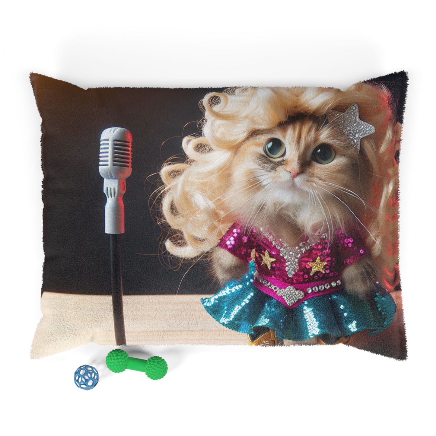 Glamorous Cat Pet Bed, Fun Furry Friends, Cozy Cat Nap Mat, Cute Pet Cushion, Stylish Animal Bed, Pet Accessory for Holidays