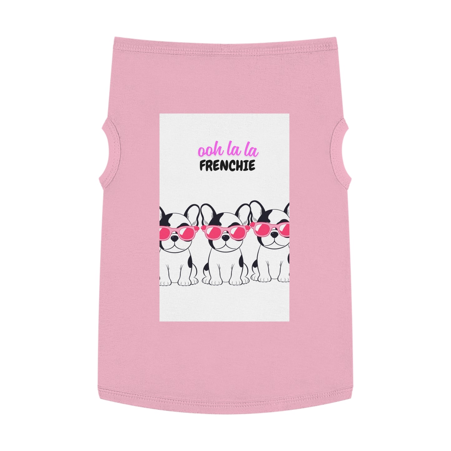 French Bulldog Pet Tank Top, Cute Dog Apparel, Ooh La La Frenchie Shirt, Pet Fashion, Dog Lover Gift