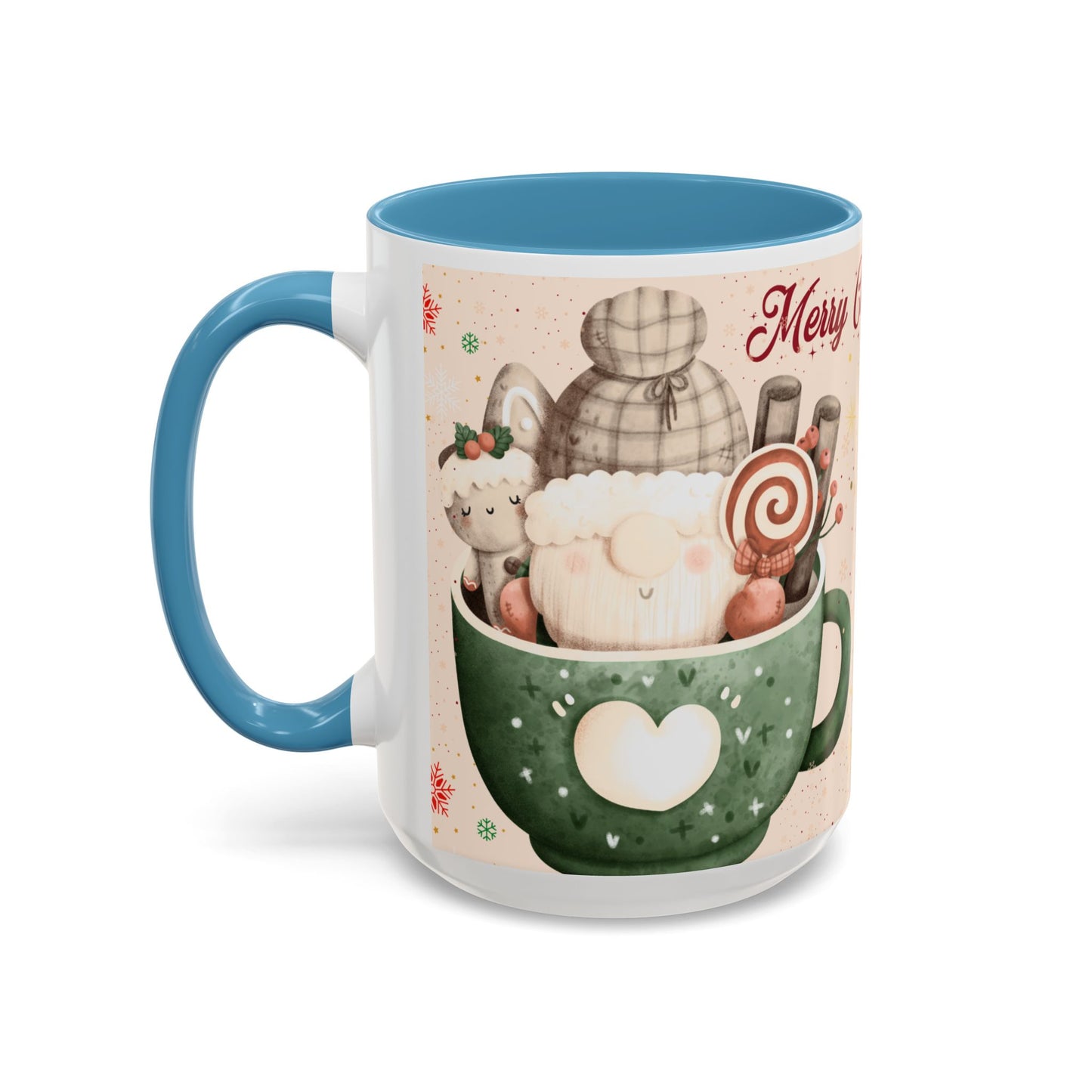 Holiday Coffee Mug – Merry Christmas Design, Cute Gift for Coffee Lovers, Festive Mug for Winter Celebrations, Unique Holiday Decor