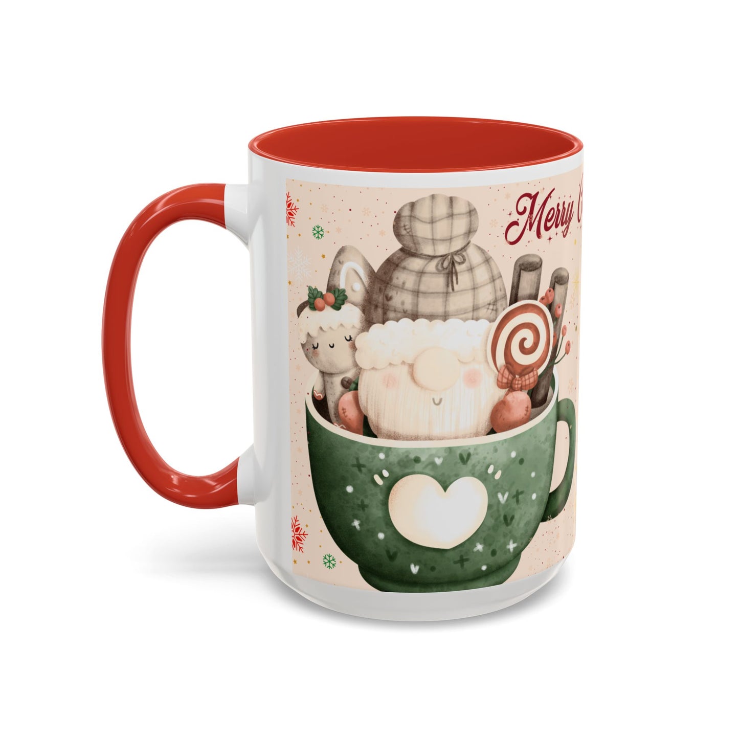 Holiday Coffee Mug – Merry Christmas Design, Cute Gift for Coffee Lovers, Festive Mug for Winter Celebrations, Unique Holiday Decor