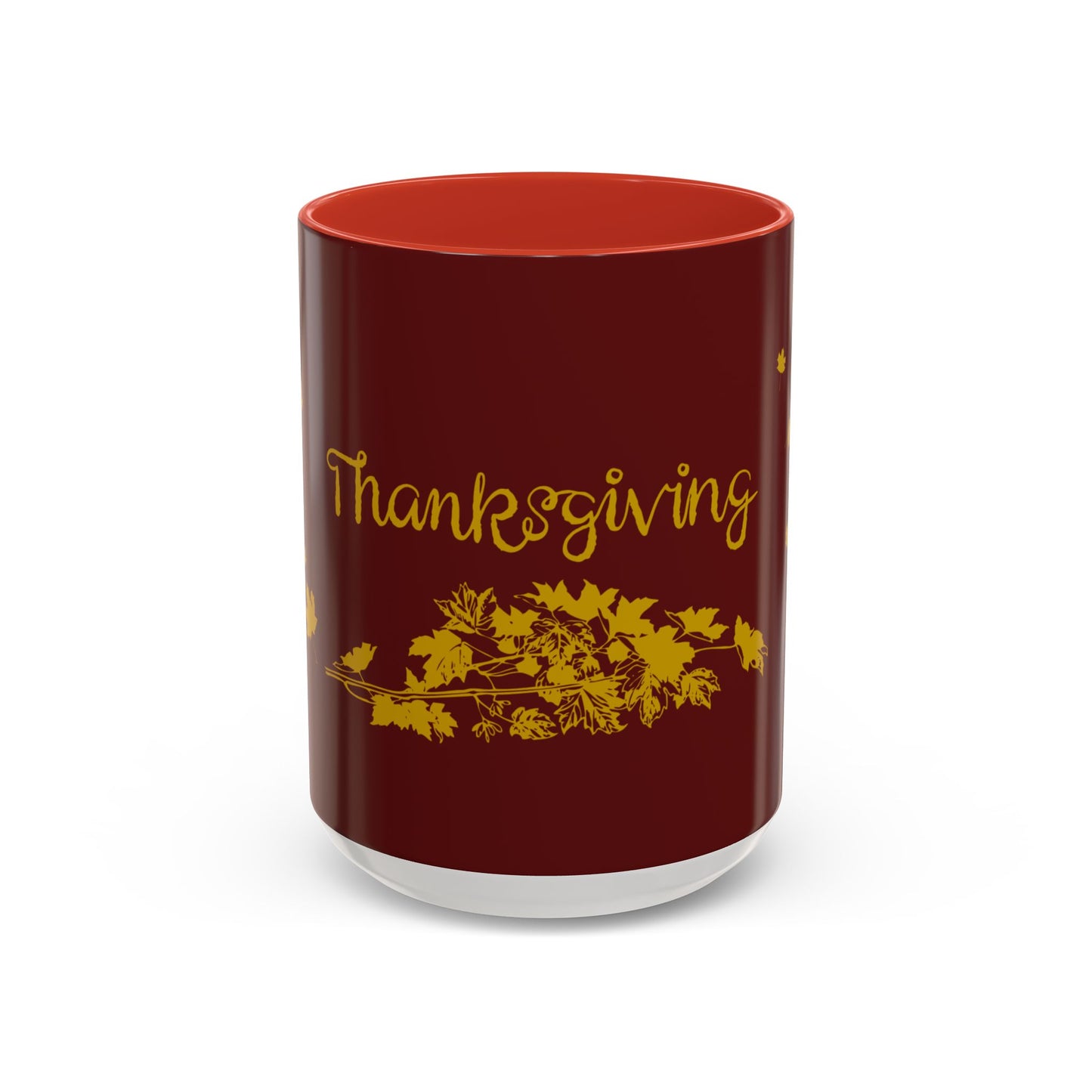 Thanksgiving Accent Coffee Mug, Fall Harvest Mug, Autumn Coffee Cup, Holiday Gift Mug, Seasonal Home Decor