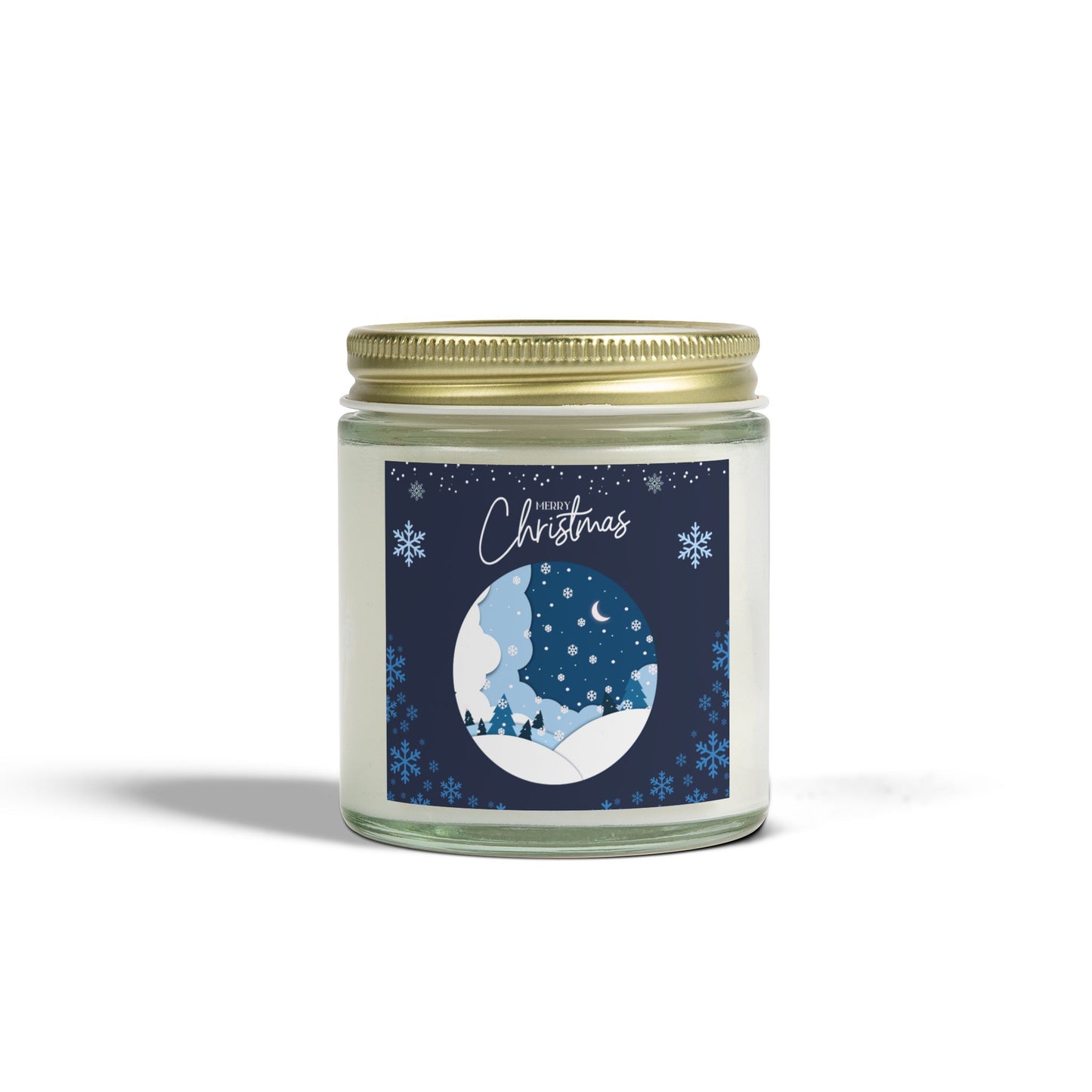 Christmas Scented Candle, Holiday Decor, Gift Idea, Winter Fragrance, Cozy Home Atmosphere